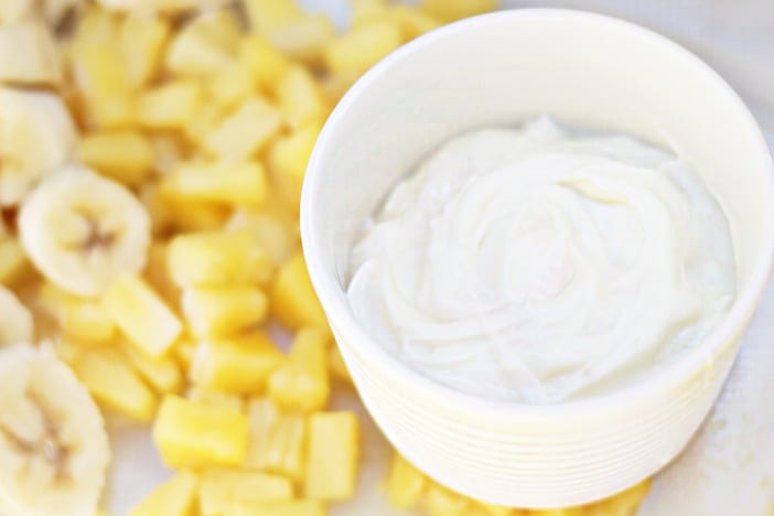 pineapple banana icecream