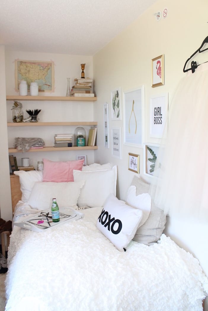 My 3 Decor Tips To Decorate A Dorm Room - Jillian Harris