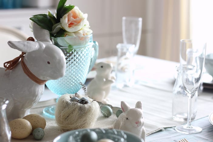 Easter Table Decorating