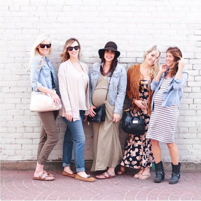 Jillian Harris with long time girlfriends