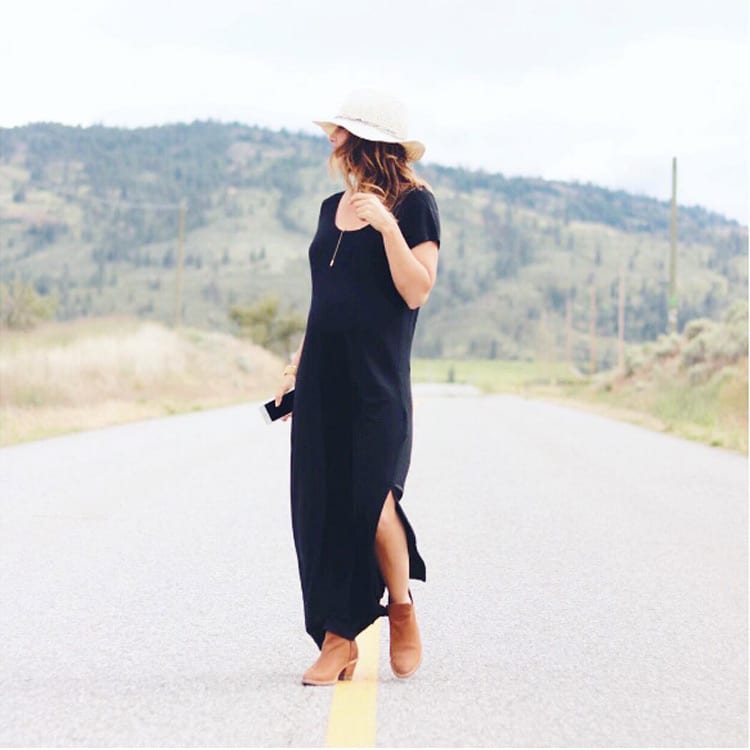 Jillian-Harris-Joe-Fresh-Black-Dress