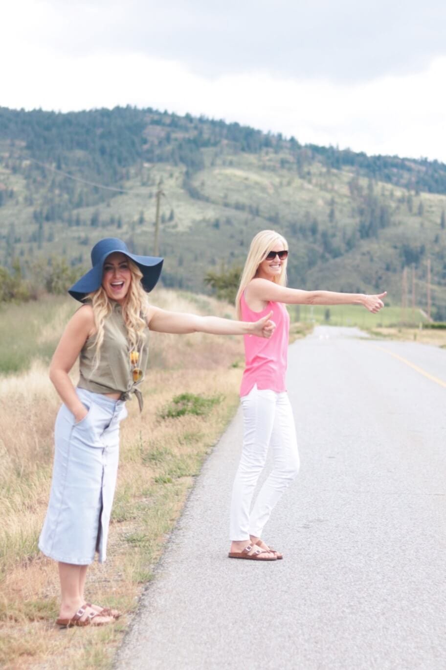 jillian harris' best friends hitch hiking