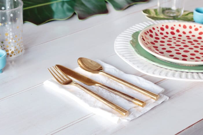 Gold flatware modcloth