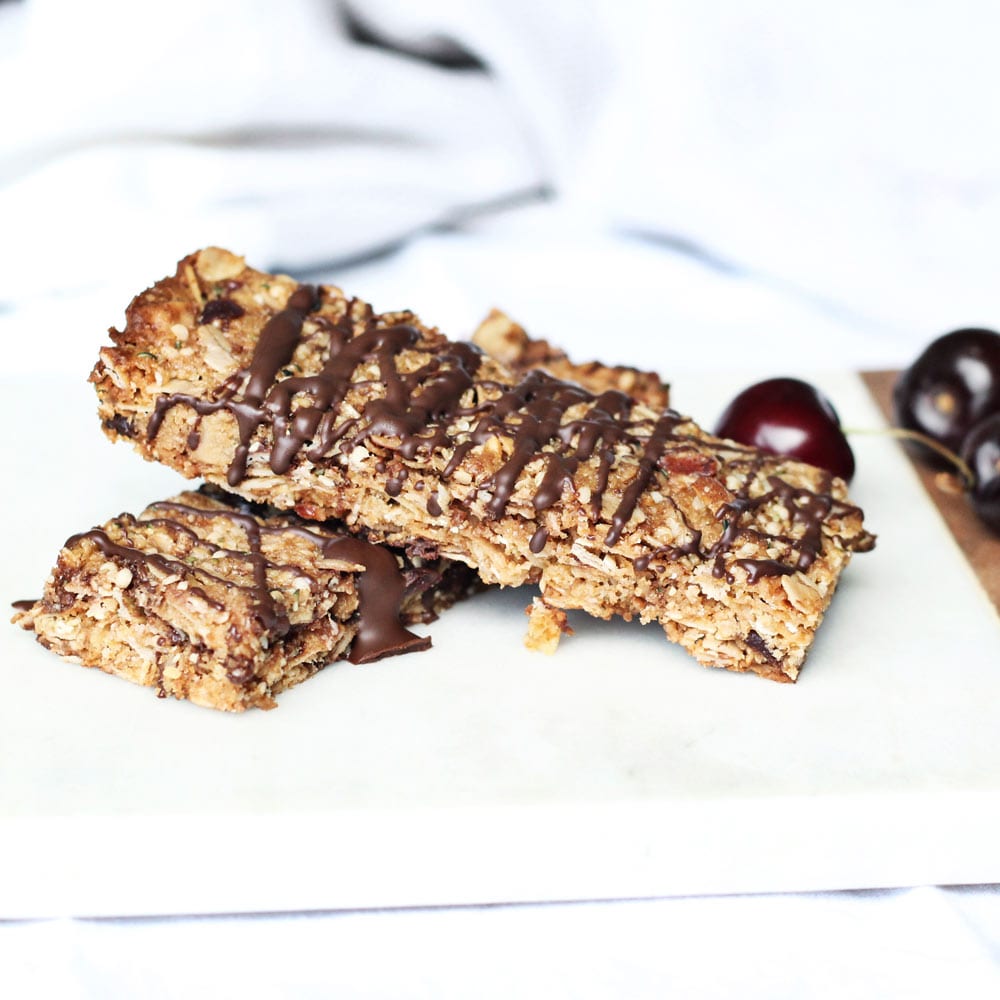 cherry oat bars