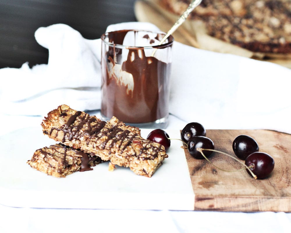 chocolate dipped granola