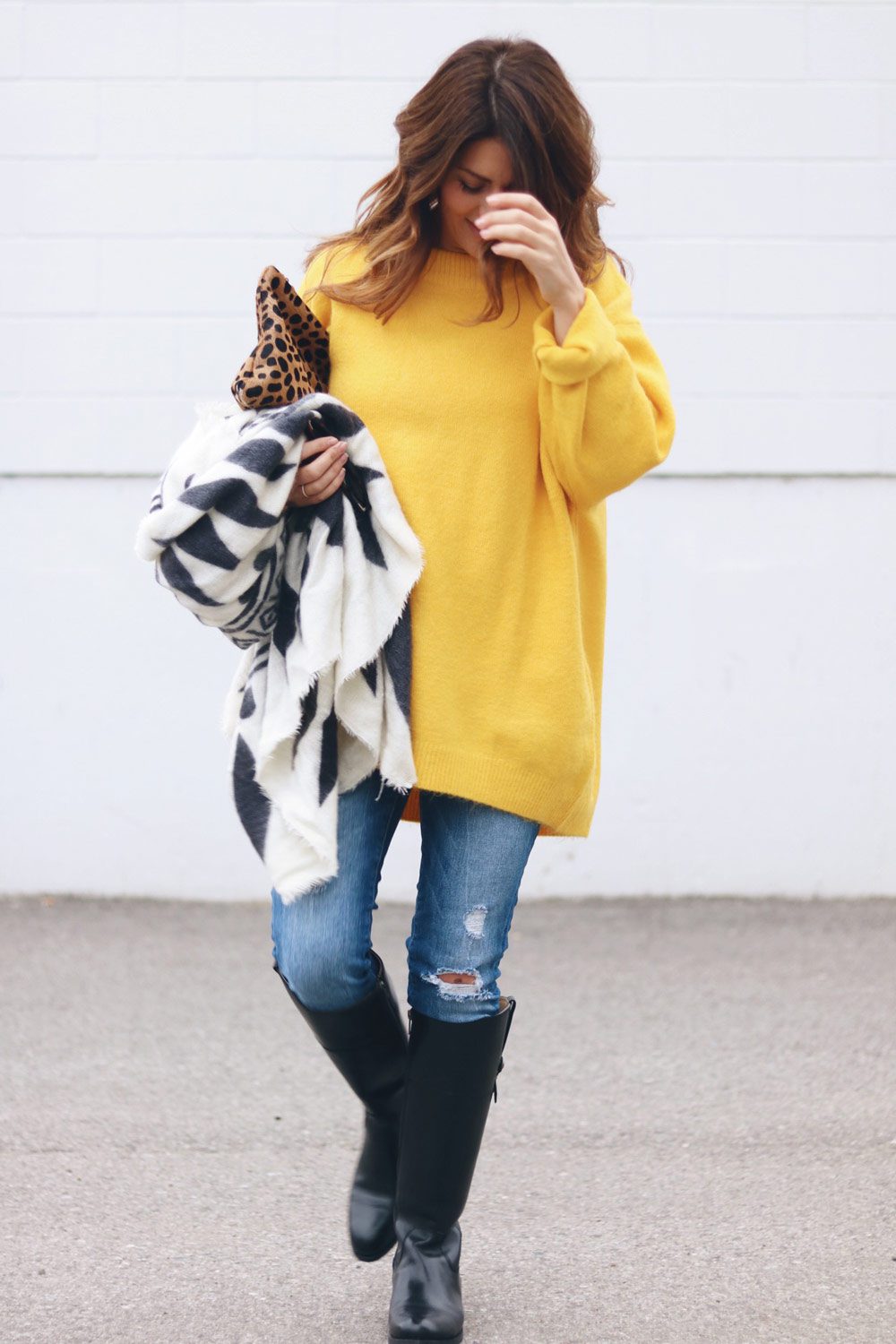 yellow-zara-sweater