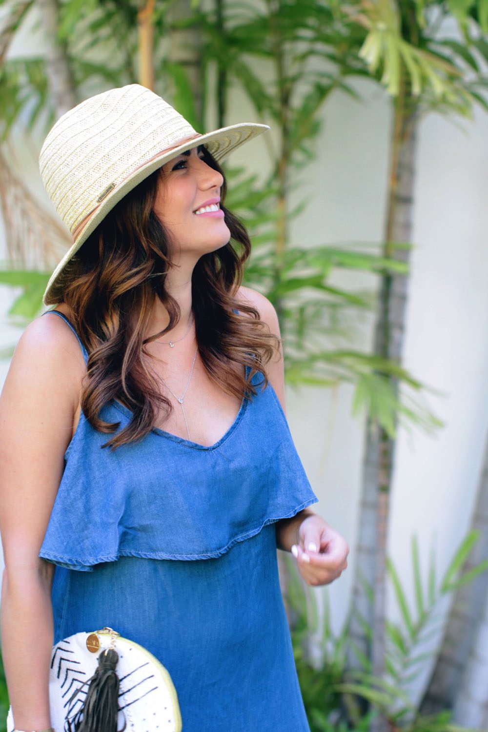 jillian-harris-in-denim-gnm-dress