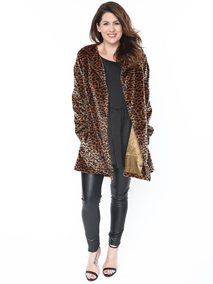 Jillian Harris - Faux Leopard Jacket