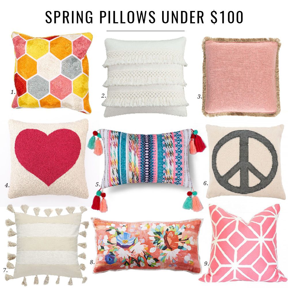 Spring Pillow Round Up