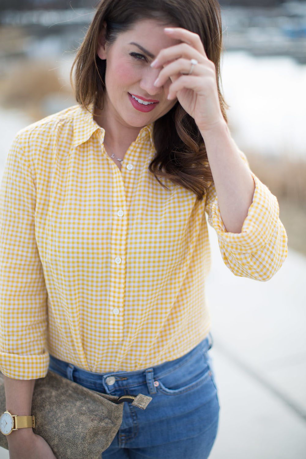 Jillian Harris - Gingham Trend-1