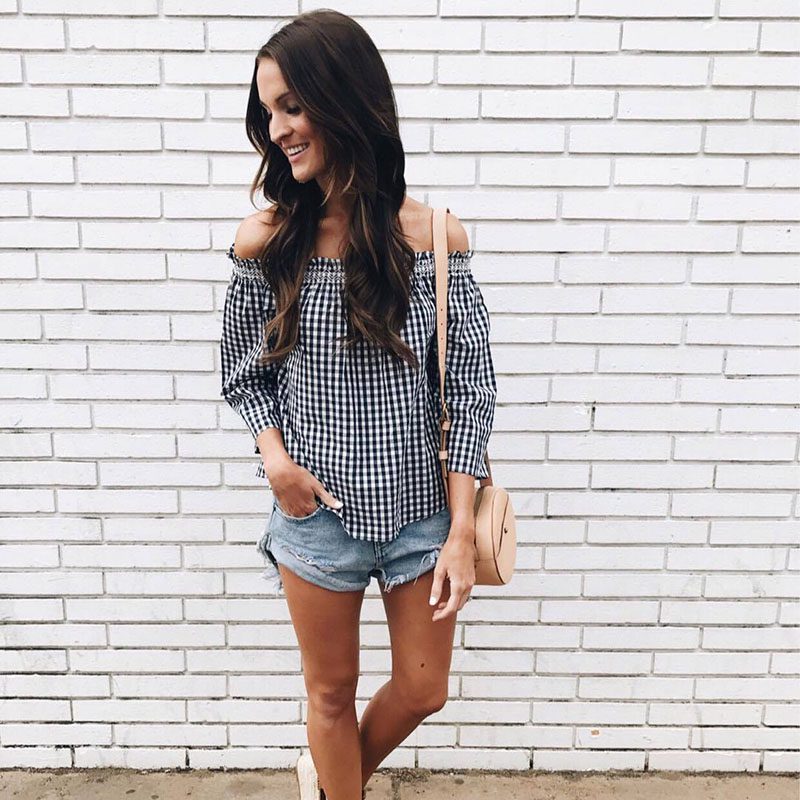 Jillian Harris - Gingham Trend-19