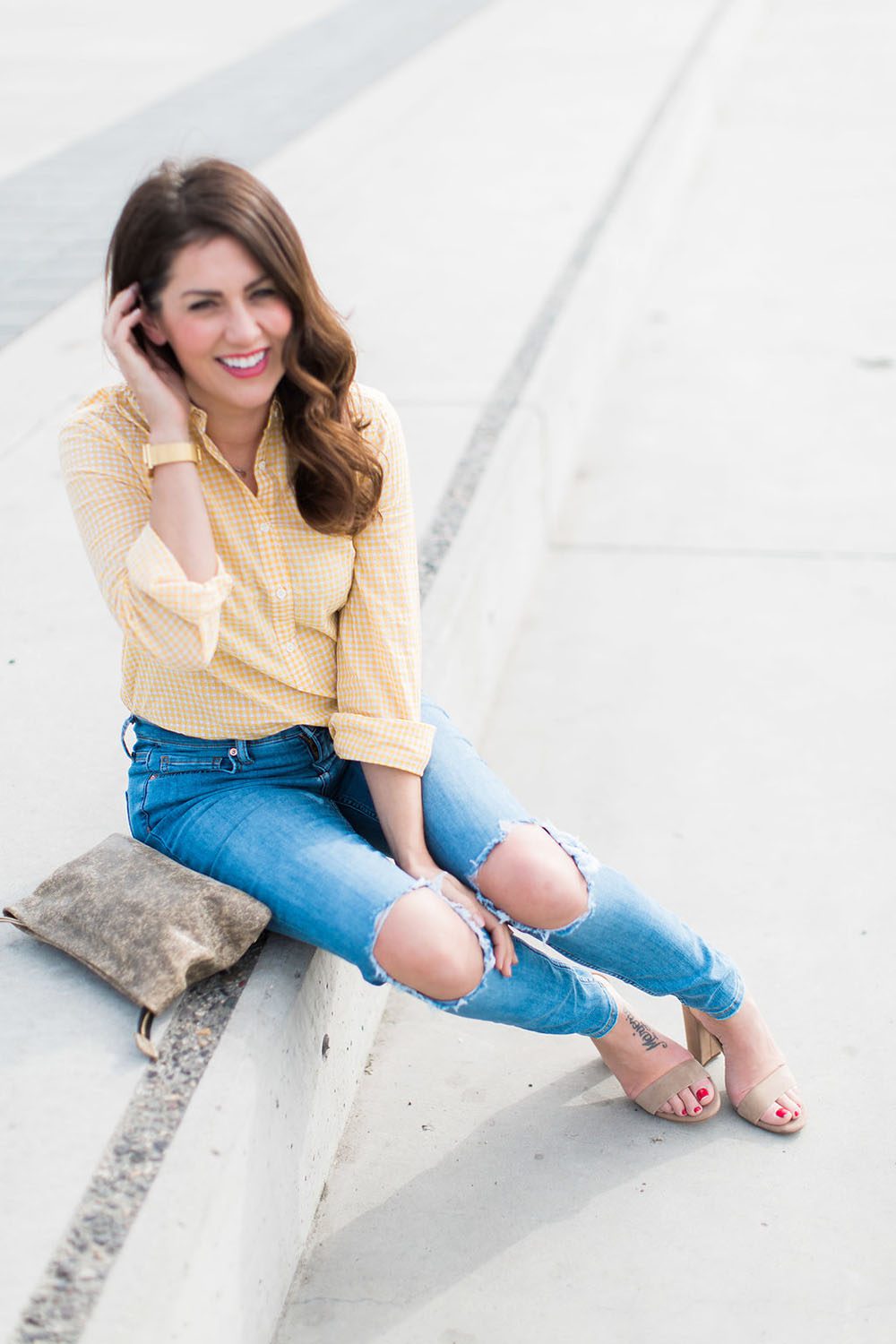 Jillian Harris - Gingham Trend