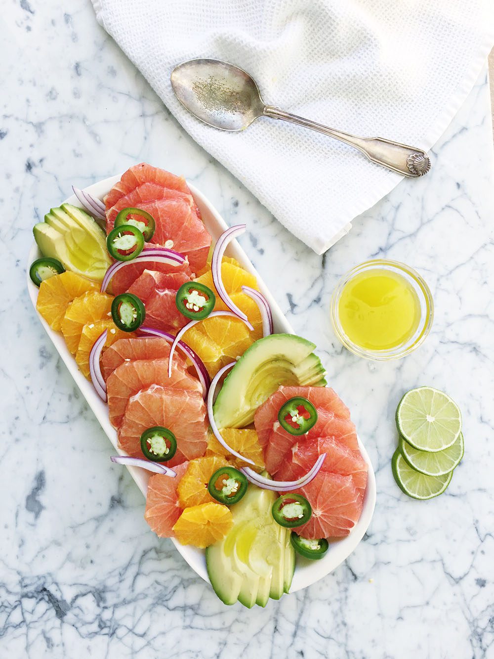 Jillian Harris and Fraiche Nutrition Avocado Grapefruit Salad