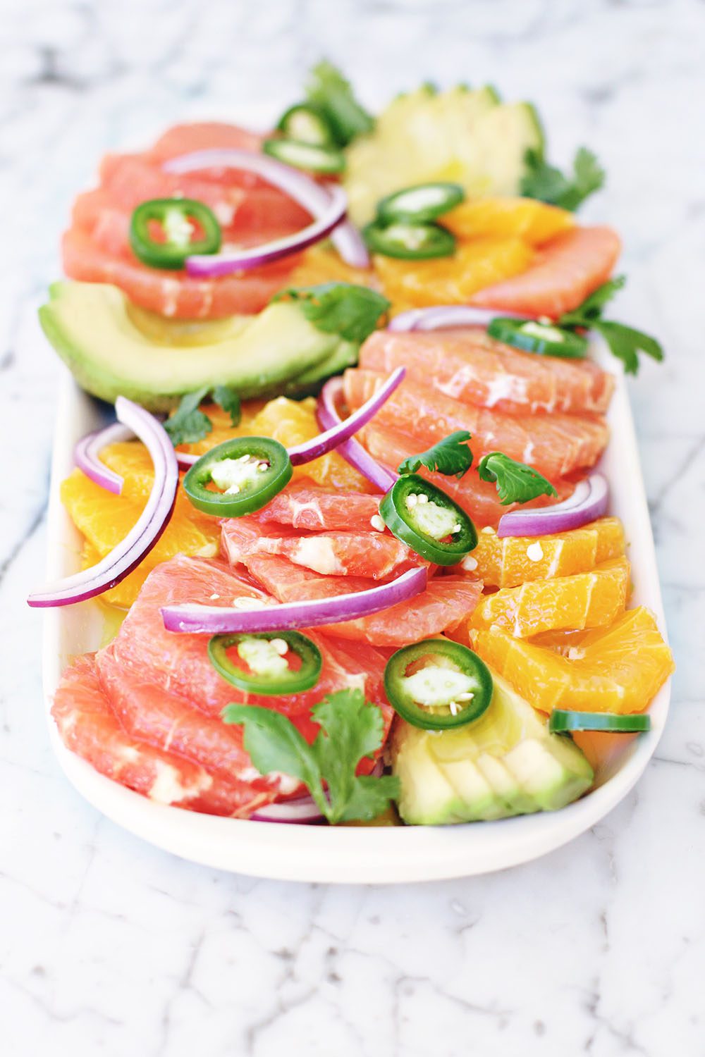 Jillian Harris and Fraiche Nutrition Avocado Grapefruit Salad