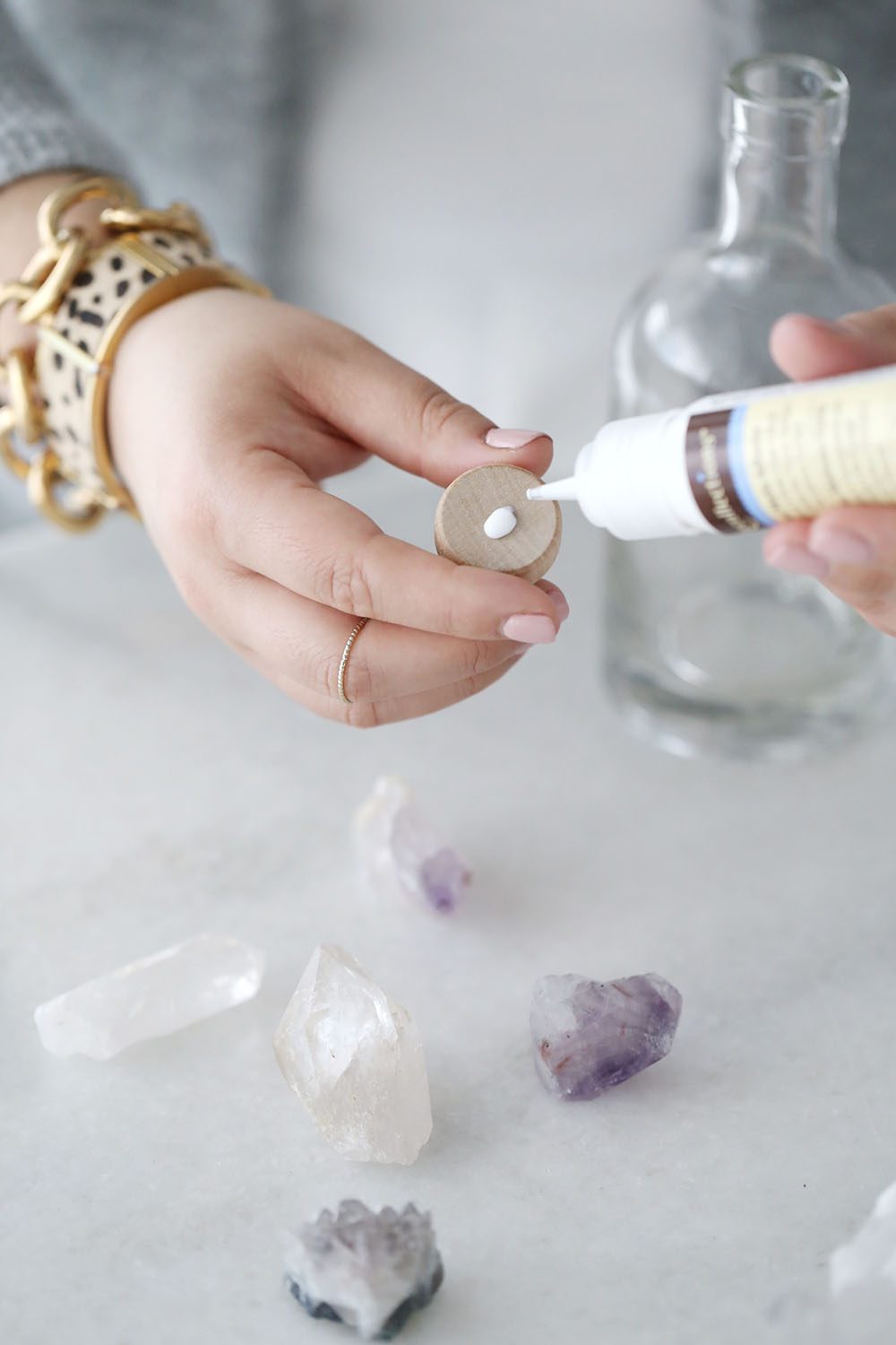 Jillian Harris x Erin Sousa Crystal Bottle Topper DIY