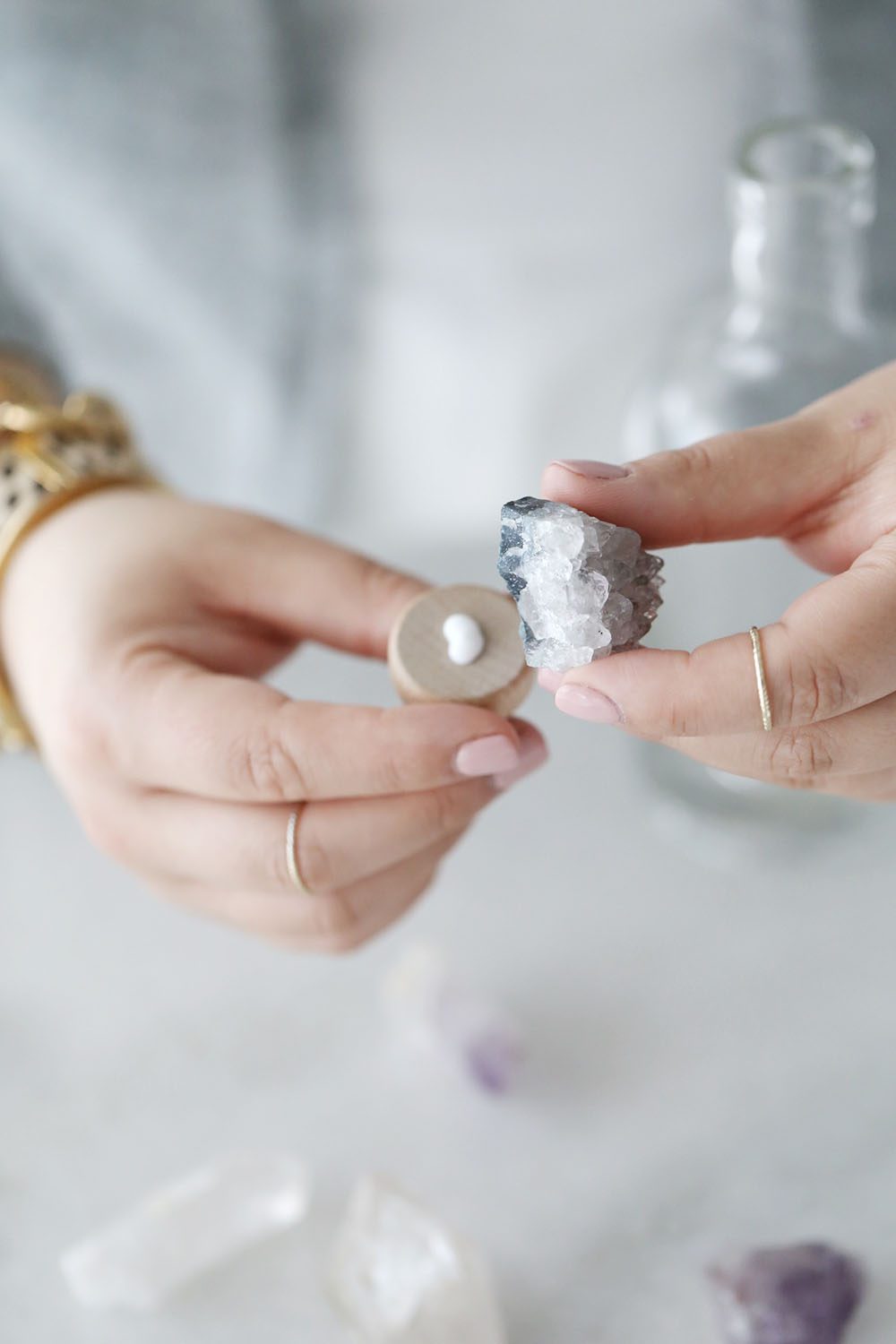 Jillian Harris x Erin Sousa Crystal Bottle Topper DIY