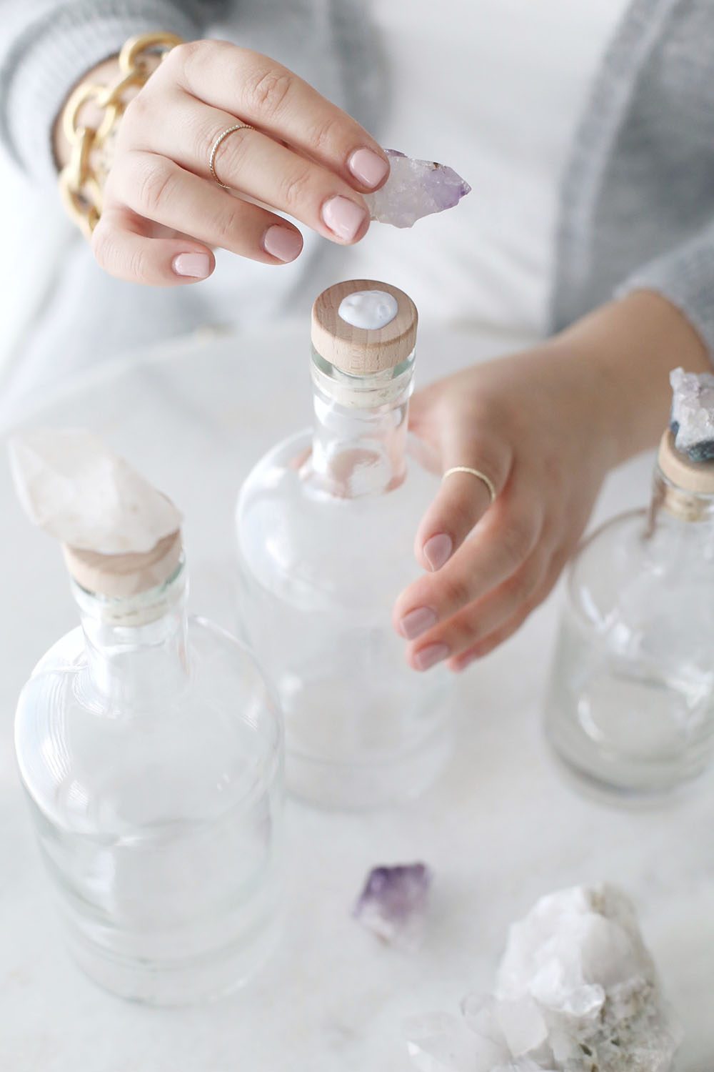 Jillian Harris x Erin Sousa Crystal Bottle Topper DIY