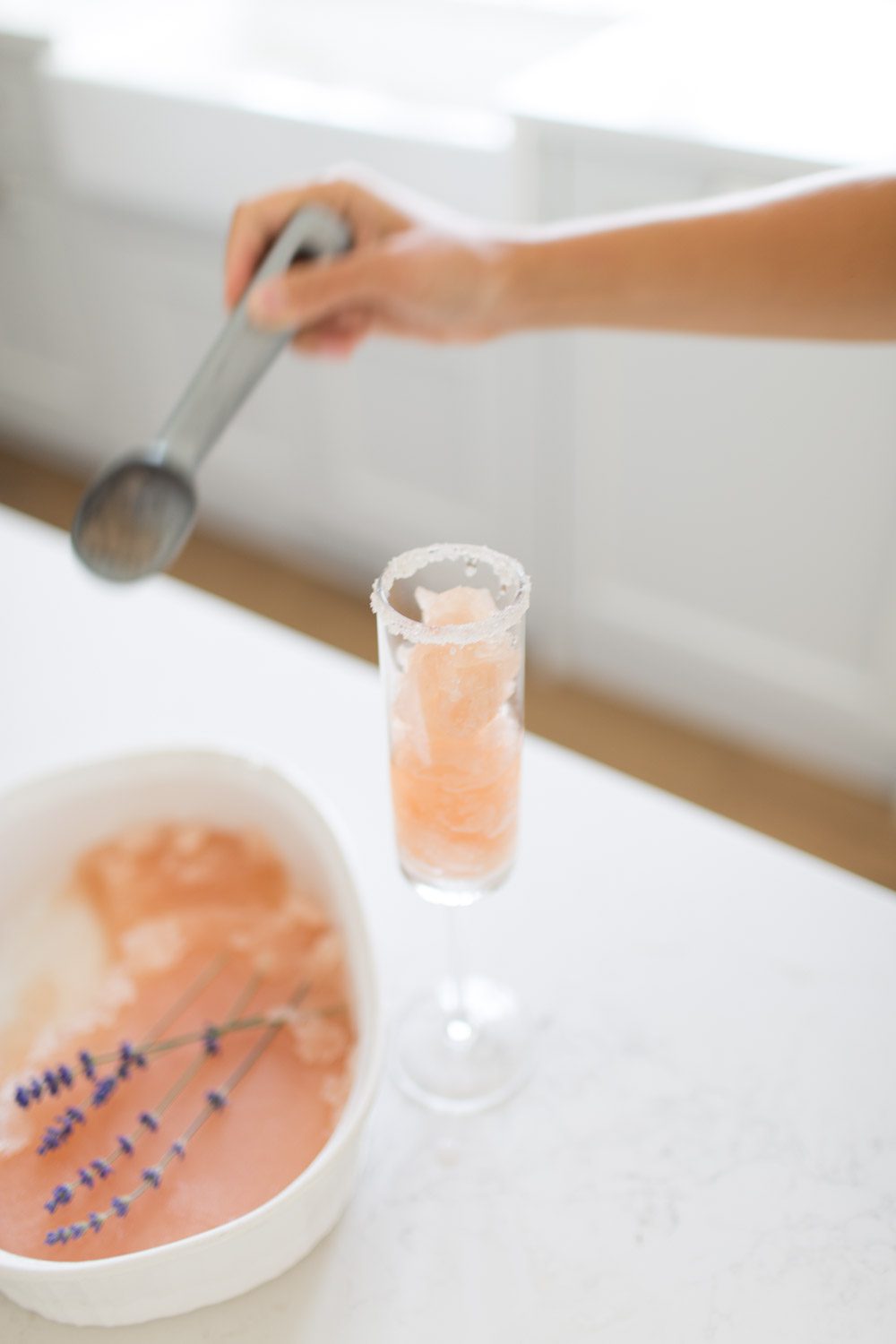 Easy Lavender Rosé Slush Recipe