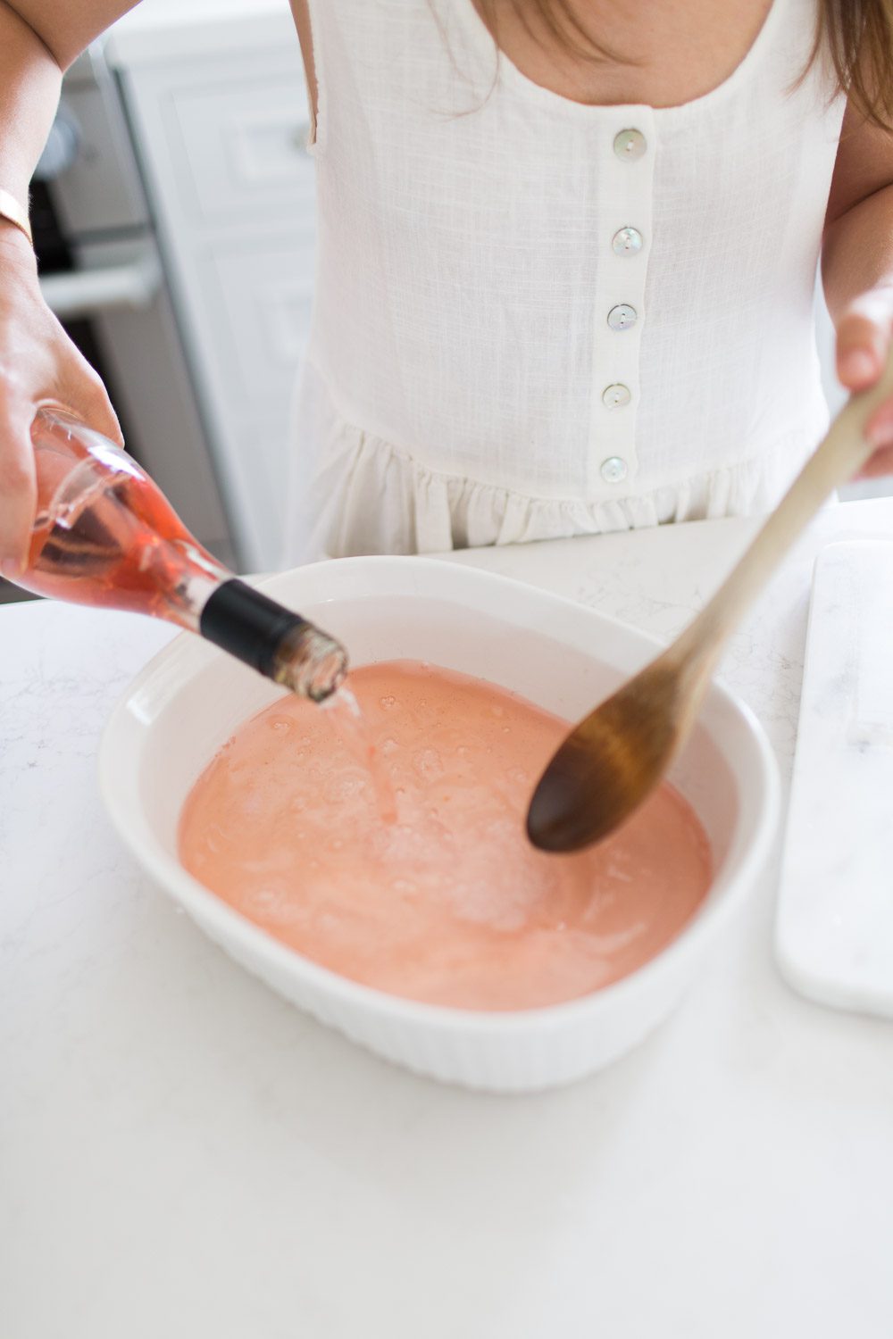 How to make Lavender Rosé Slush