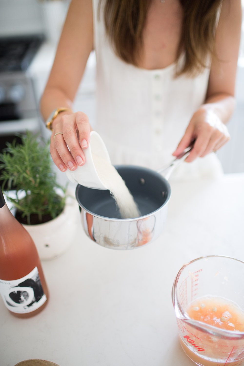 Jillian Harris Haywire Rosemary Grapefruit Frose