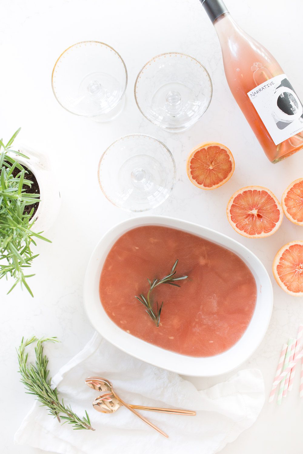 Jillian Harris Haywire Rosemary Grapefruit Frose