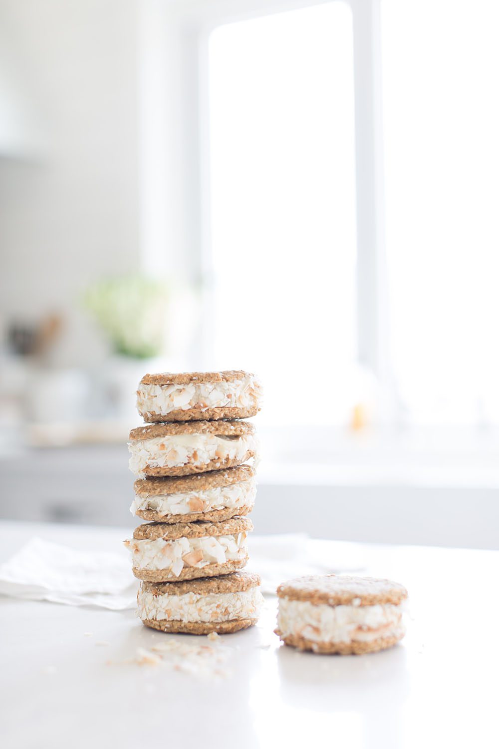 Jillian Harris and Fraiche Nutrition Tropical Ice Cream Sandwiches Vegan