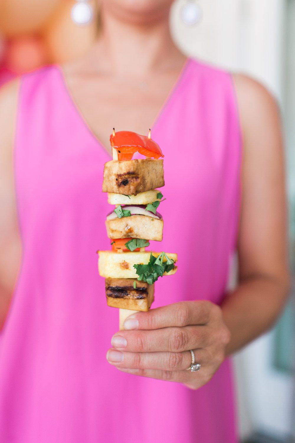 Jillian Harris Tofu Skewers