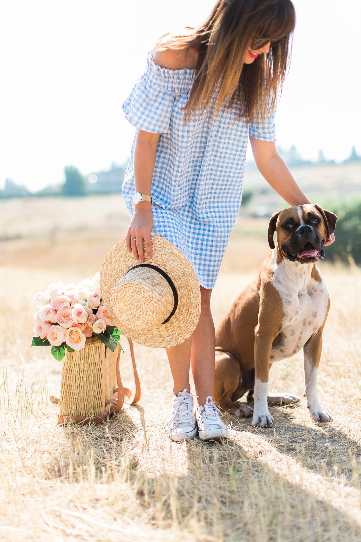 Jillian Harris Nordstrom Gingham Dress