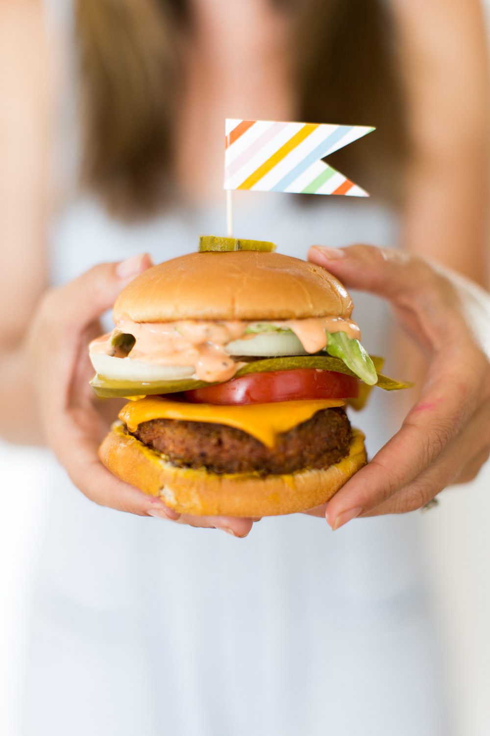 Jillian Harris Vegan Burgers