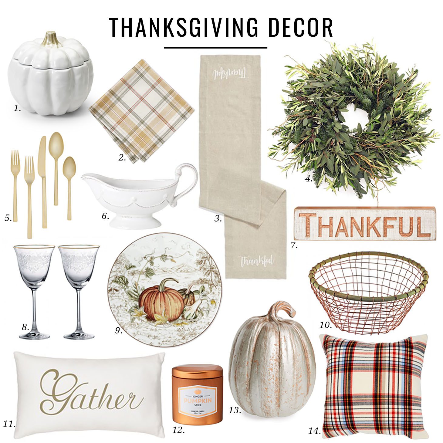 Jillian Harris Thanksgiving Decor