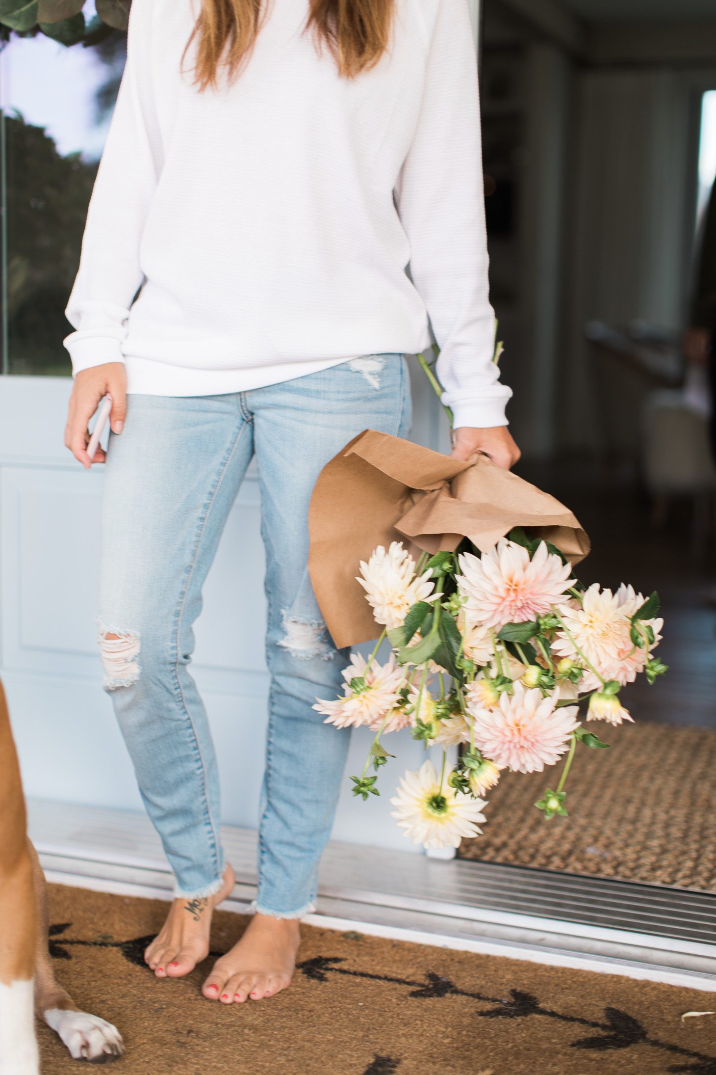 Jillian Harris Thanksgiving Decorating