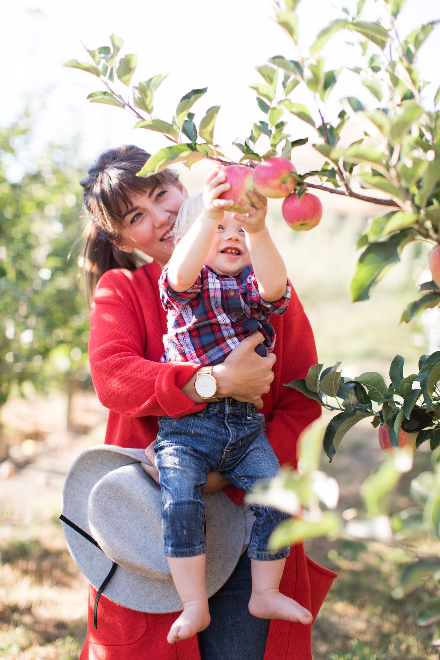 Jillian Harris and Leo Apple Picking