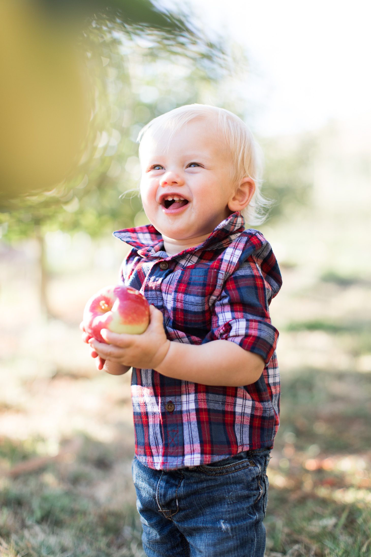 Jillian Harris and Leo Apple Picking