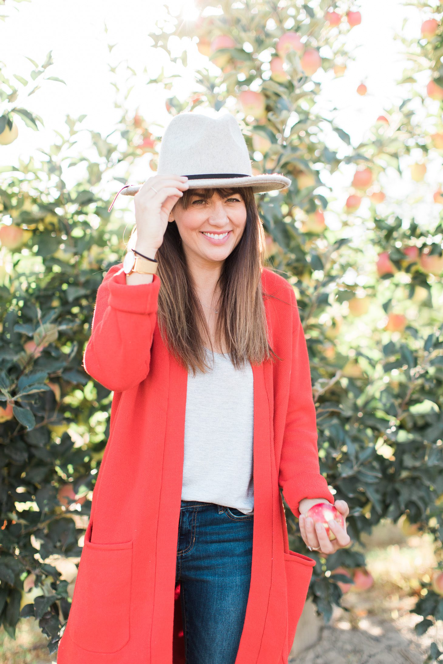 Jillian Harris and Leo Apple Picking