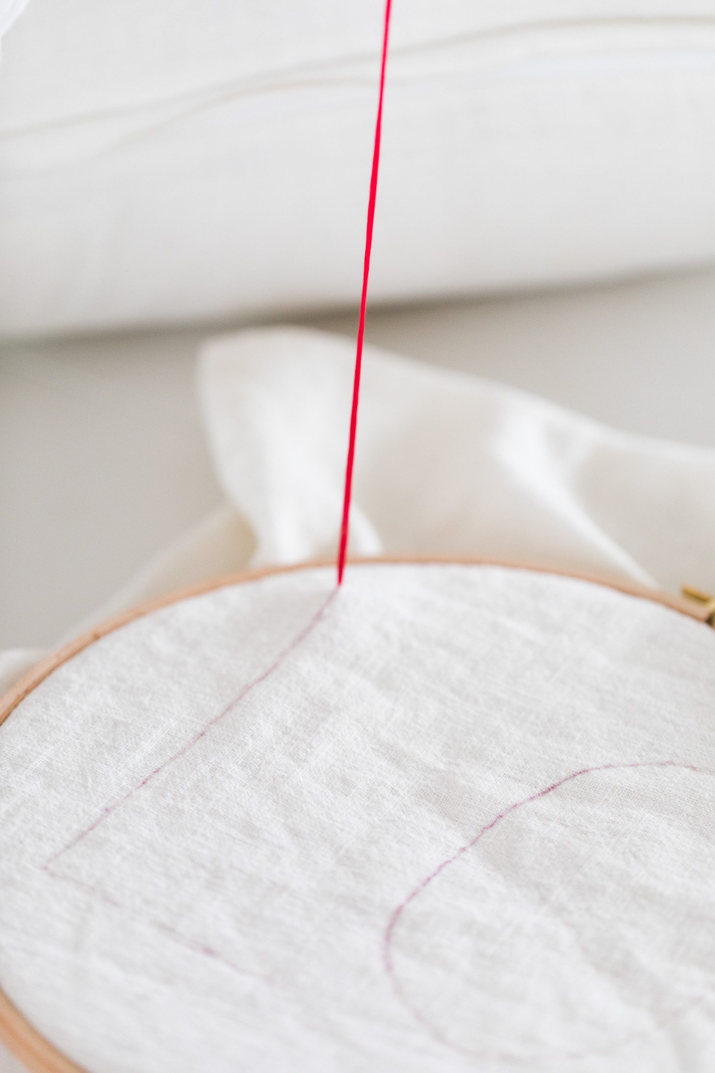 Jillian Harris Easy DIY Stitched Love Pillow