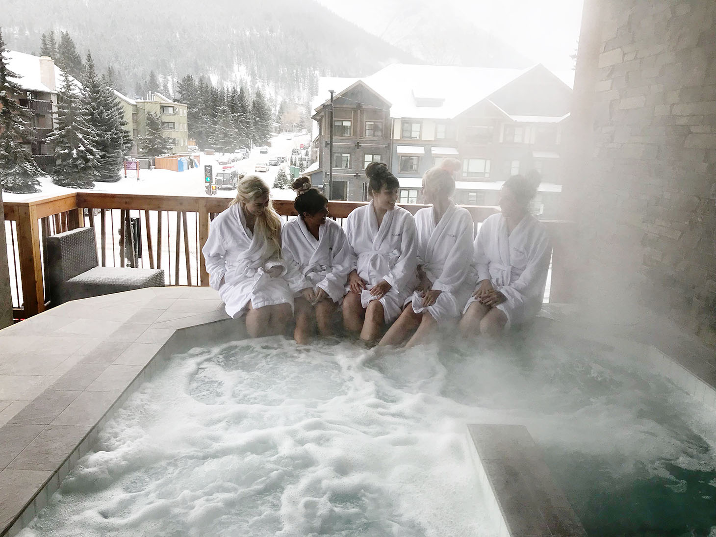 Jillian Harris Girls Getaway in Banff