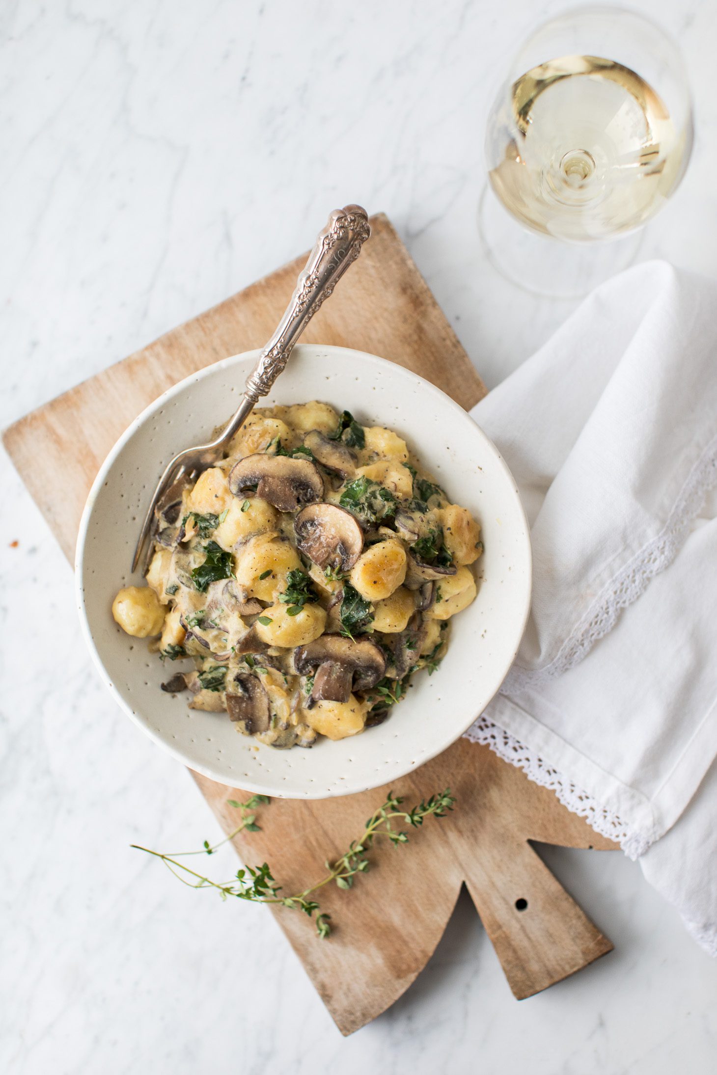 Jillian Harris Mushroom and Kale Gnocchi