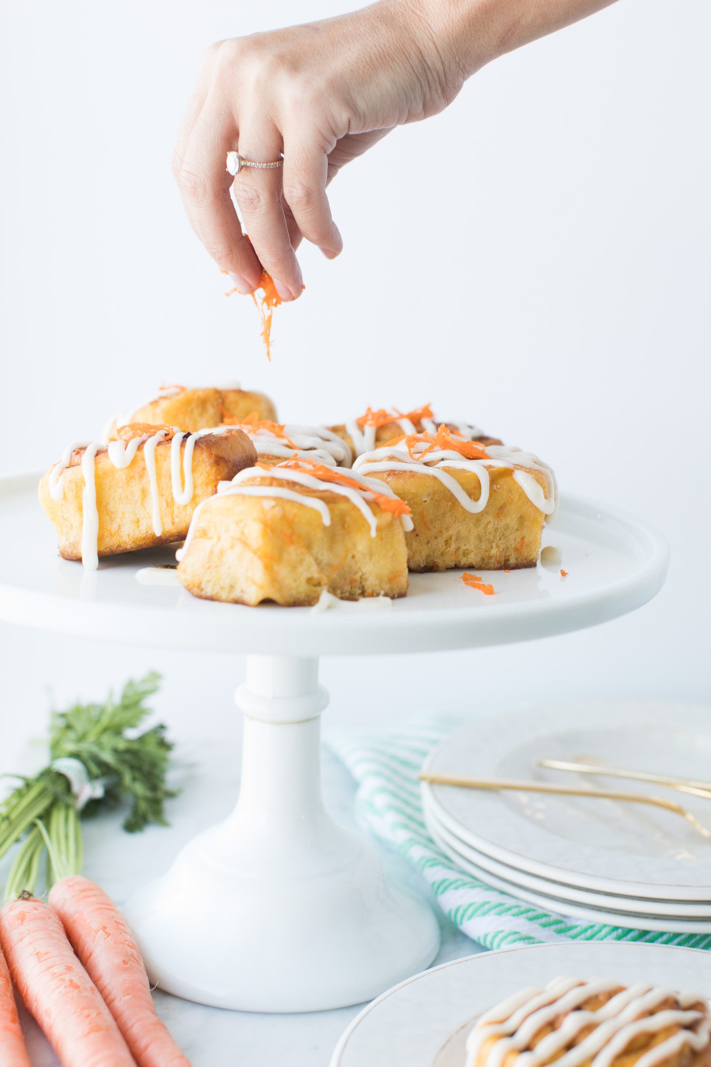 Jillian Harris Vegan Maple Carrot Cake Cinnamon Buns