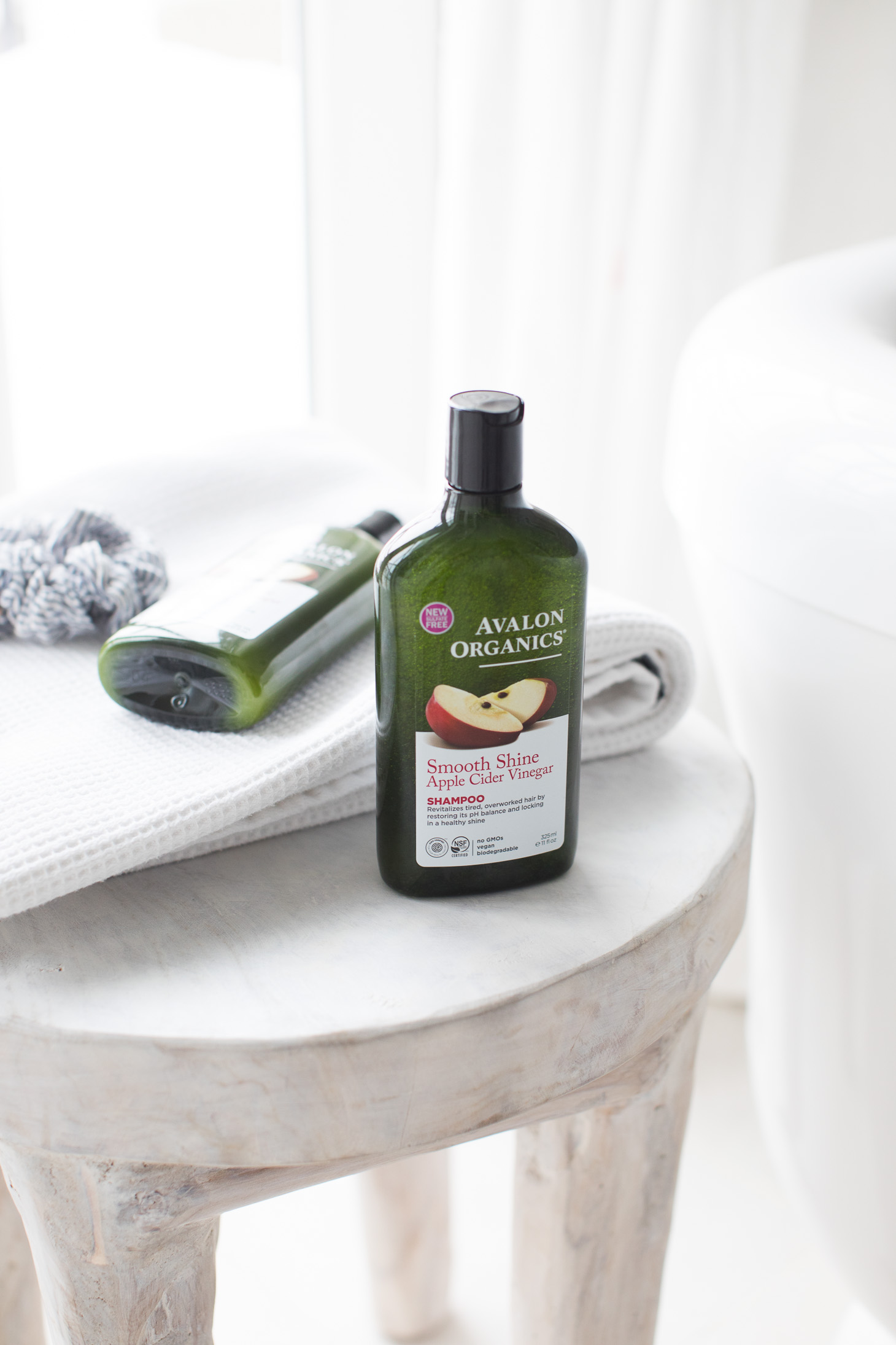 Jillian Harris Avalon Organics Apple Cider Shampoo and Conditioner