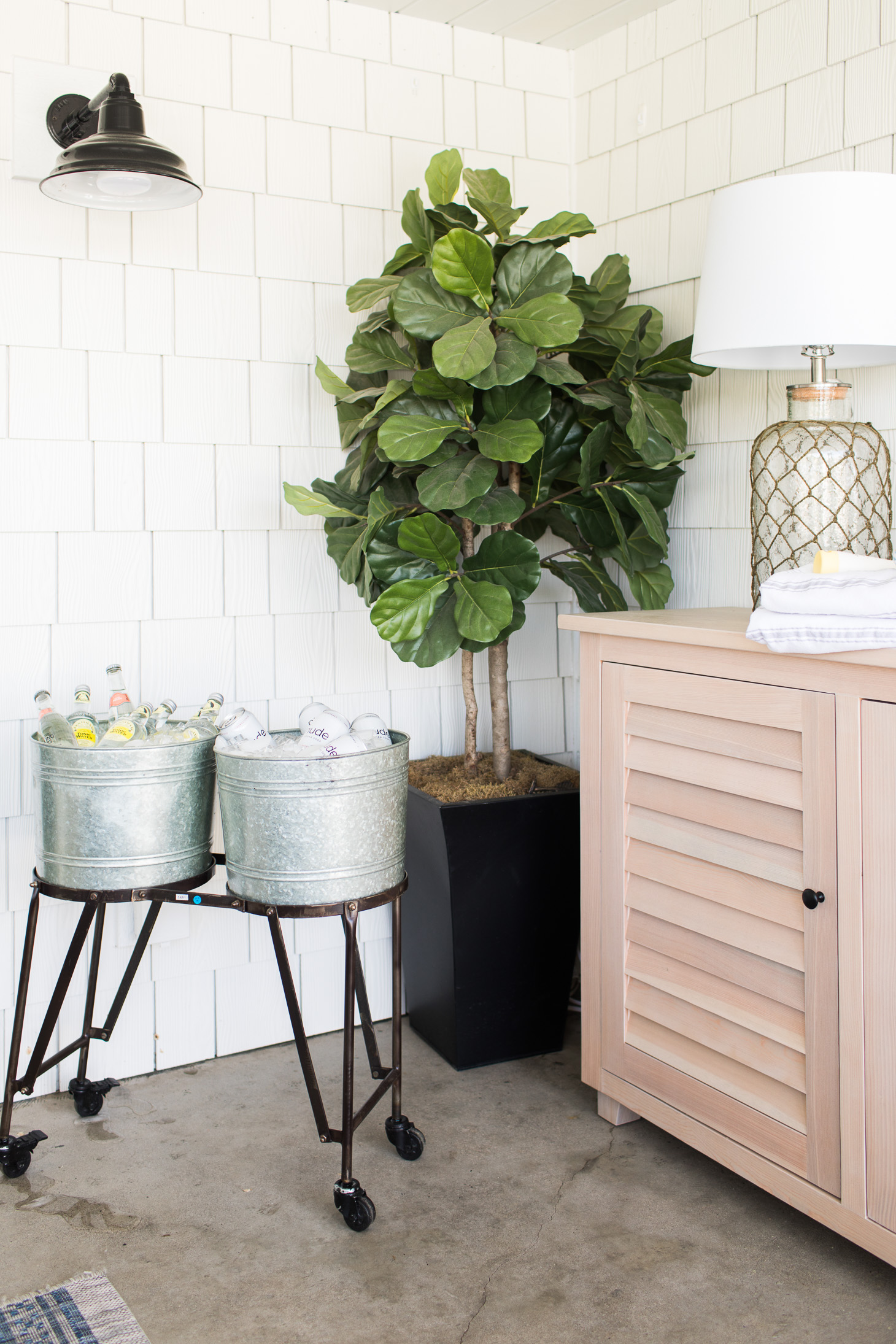 Jillian Harris Home Renovation Series Downstairs Patio