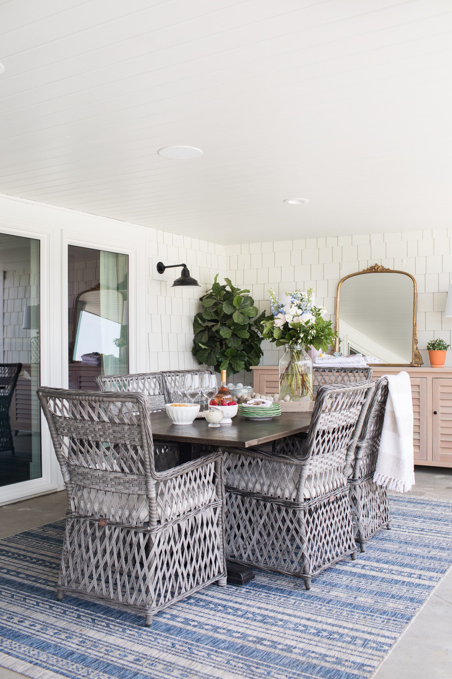 Jillian Harris Home Renovation Series Downstairs Patio