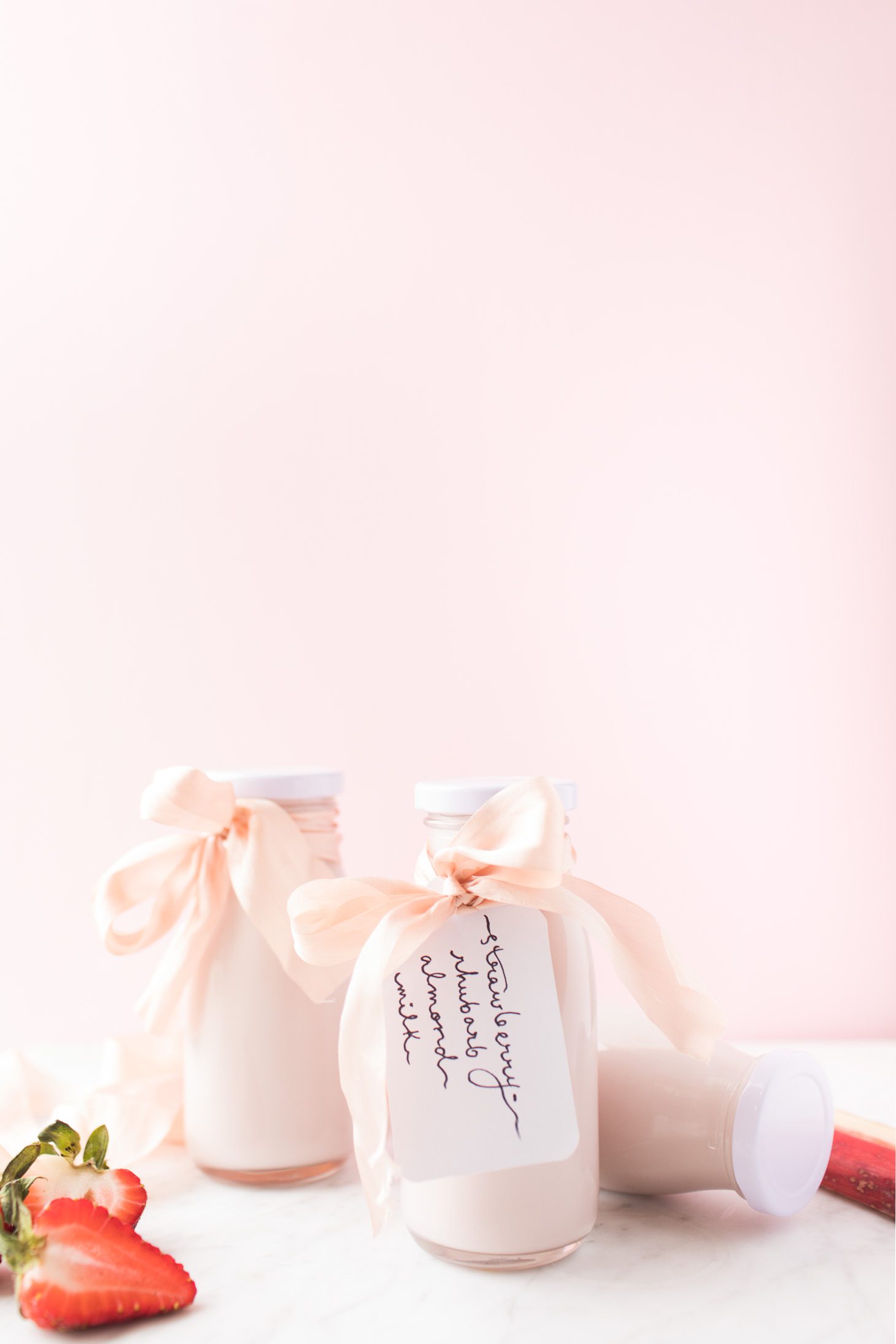 Jillian Harris Strawberry Rhubarb Almond Milk