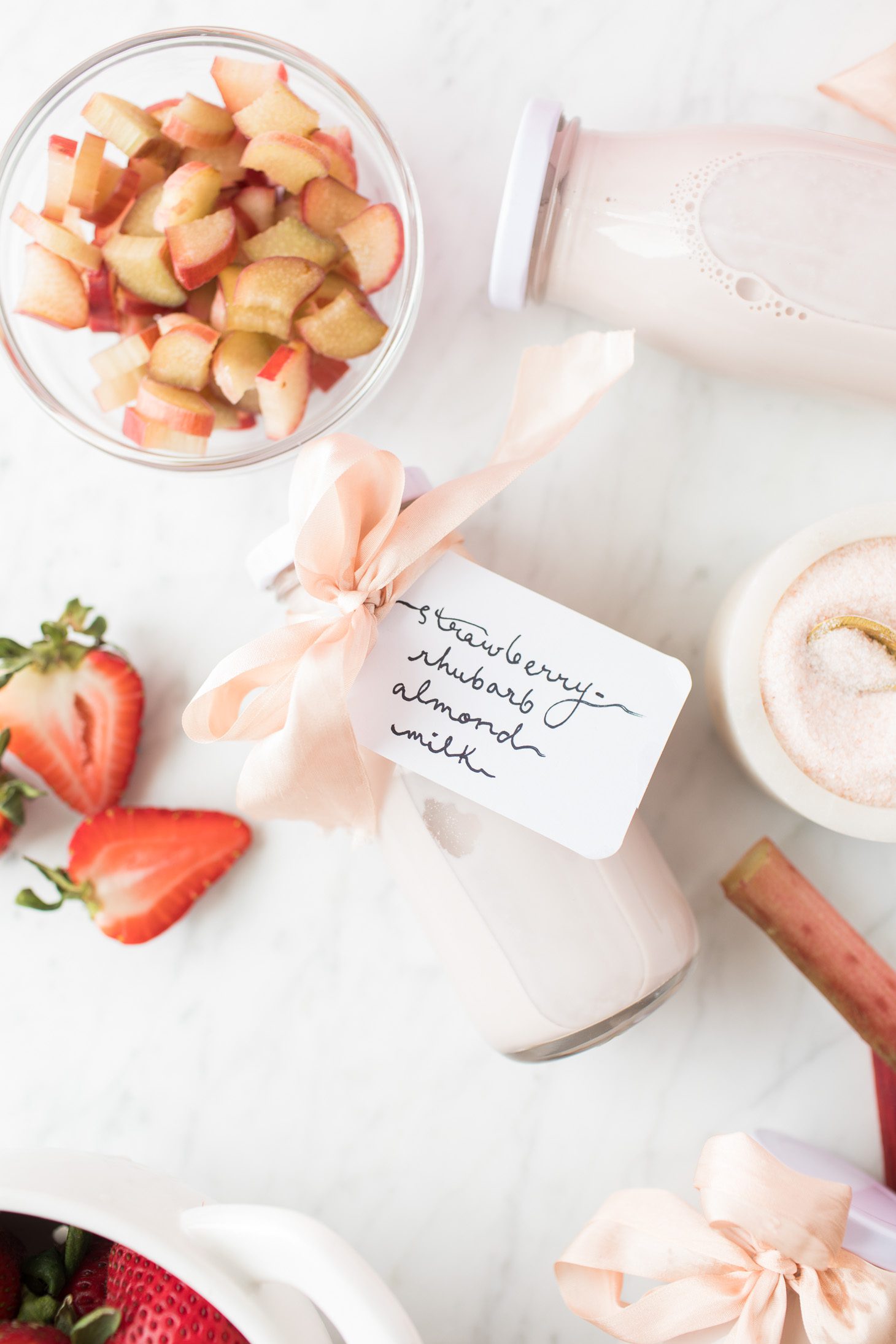 Jillian Harris Strawberry Rhubarb Almond Milk