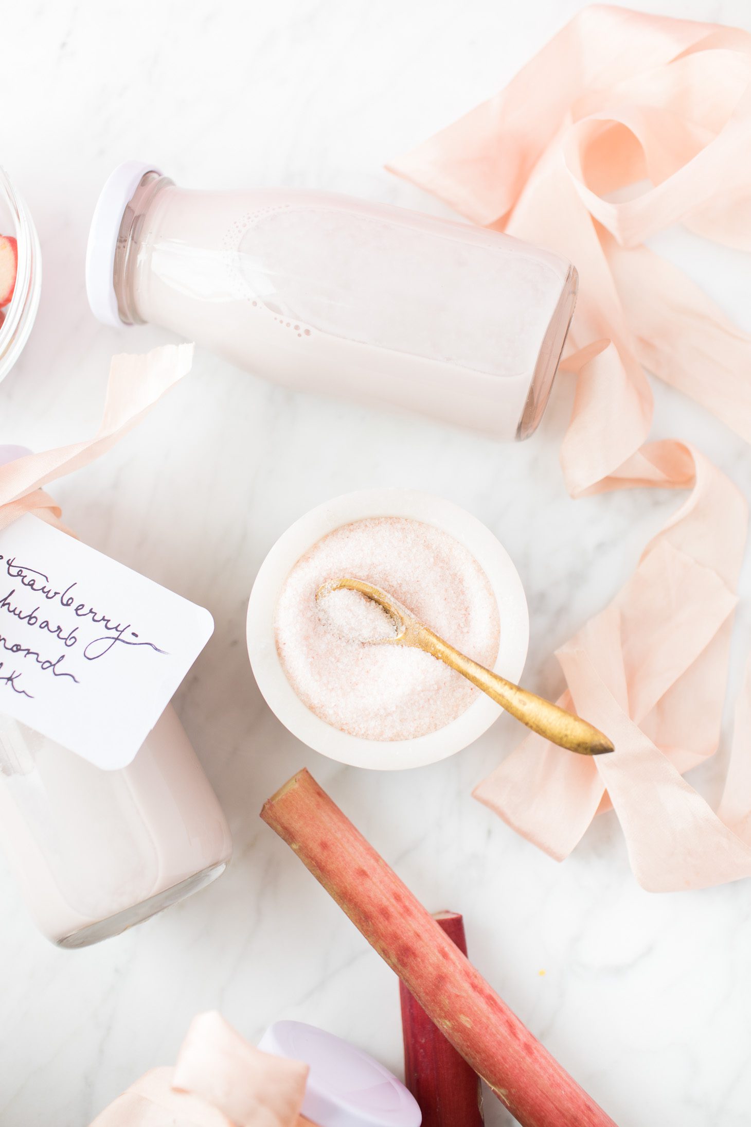 Jillian Harris Strawberry Rhubarb Almond Milk