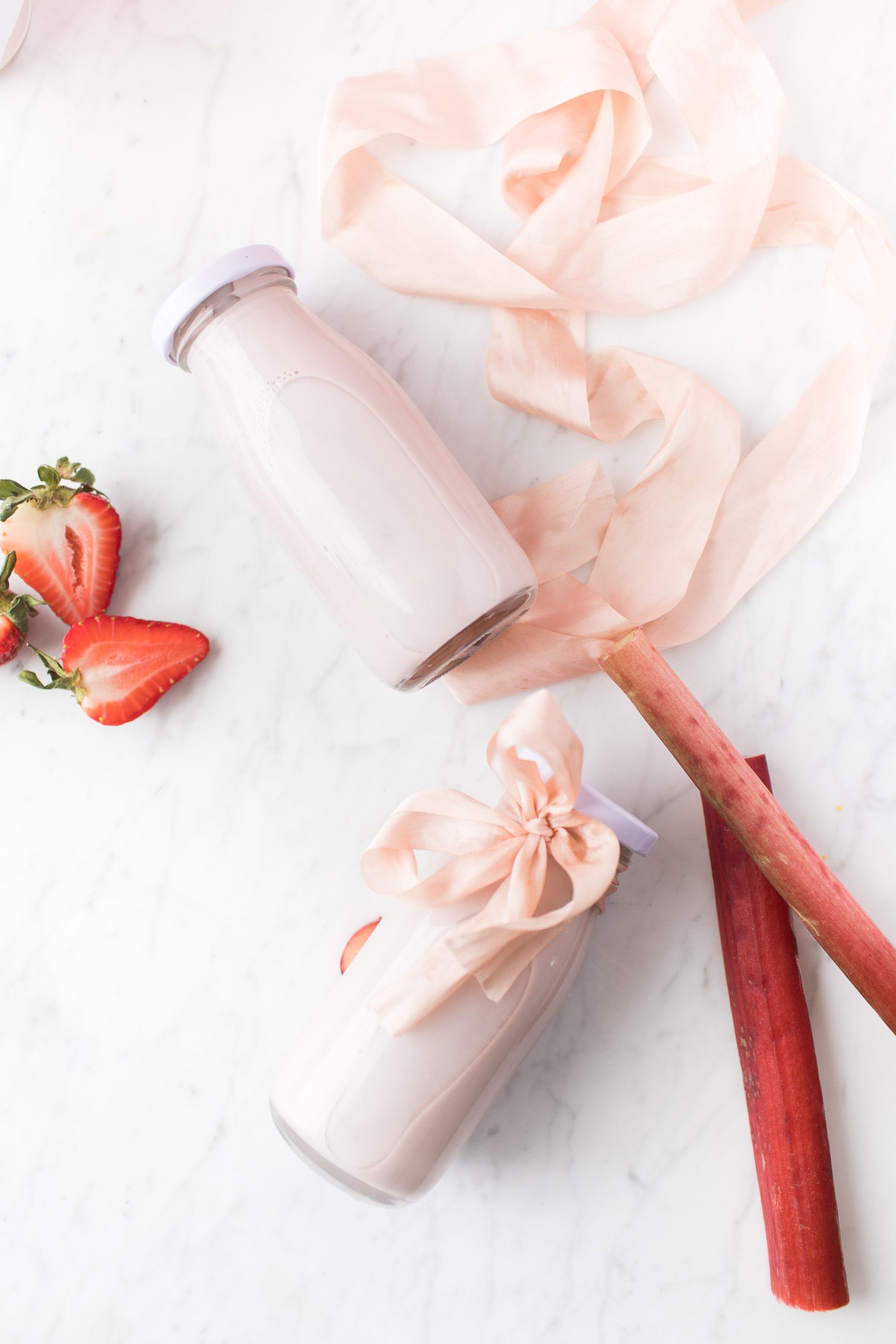 Jillian Harris Strawberry Rhubarb Almond Milk