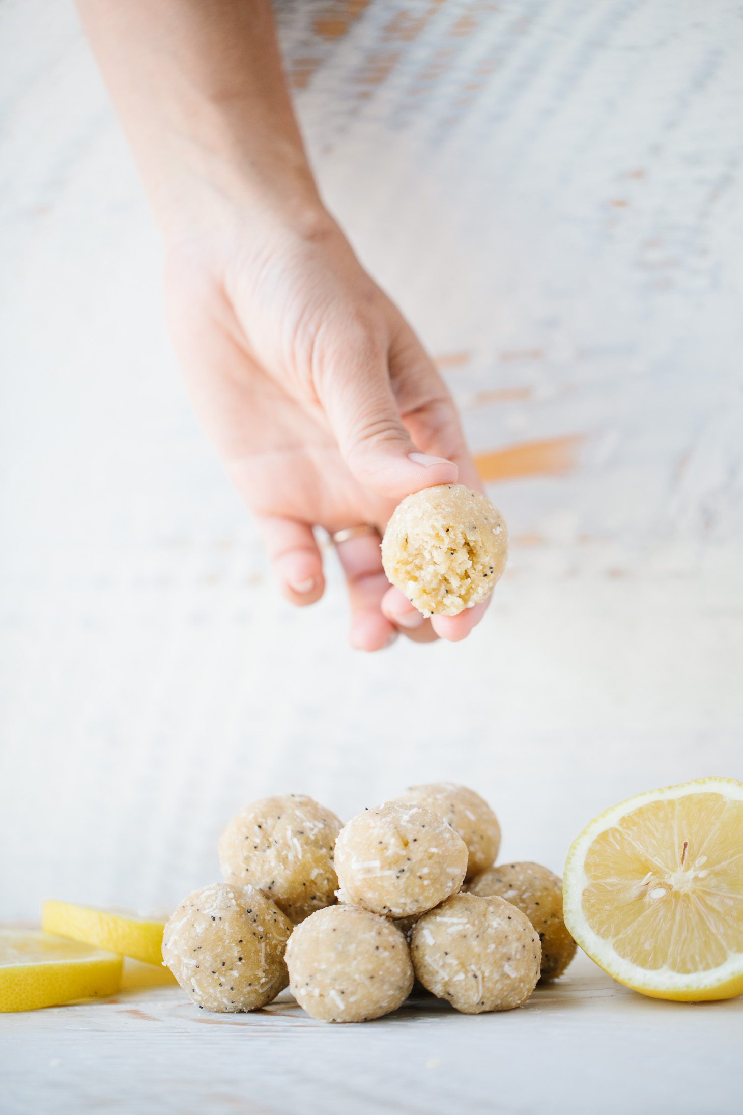 Jillian Harris Lemon Coconut Poppyseed Balls