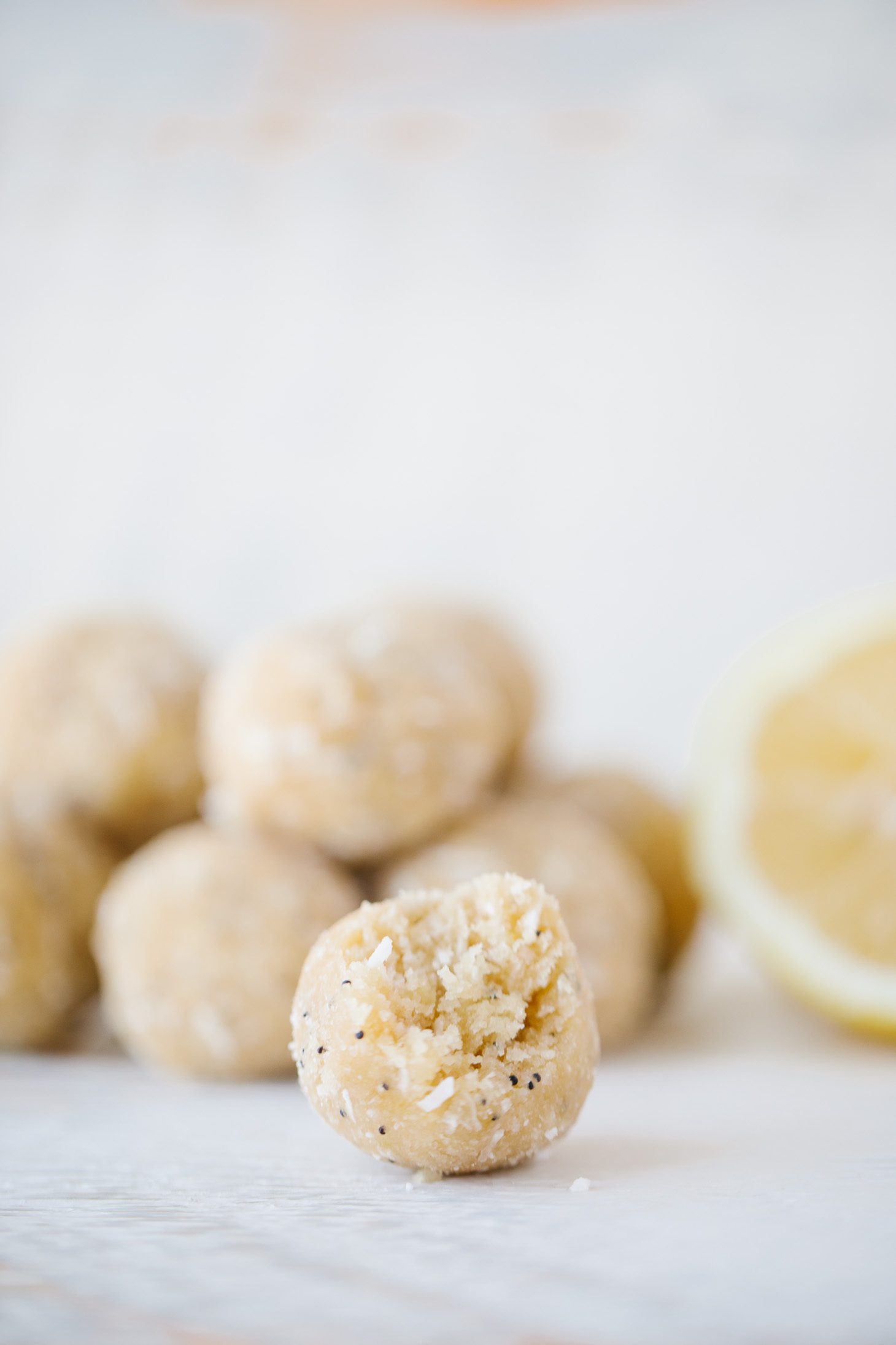 Jillian Harris Lemon Coconut Poppyseed Balls