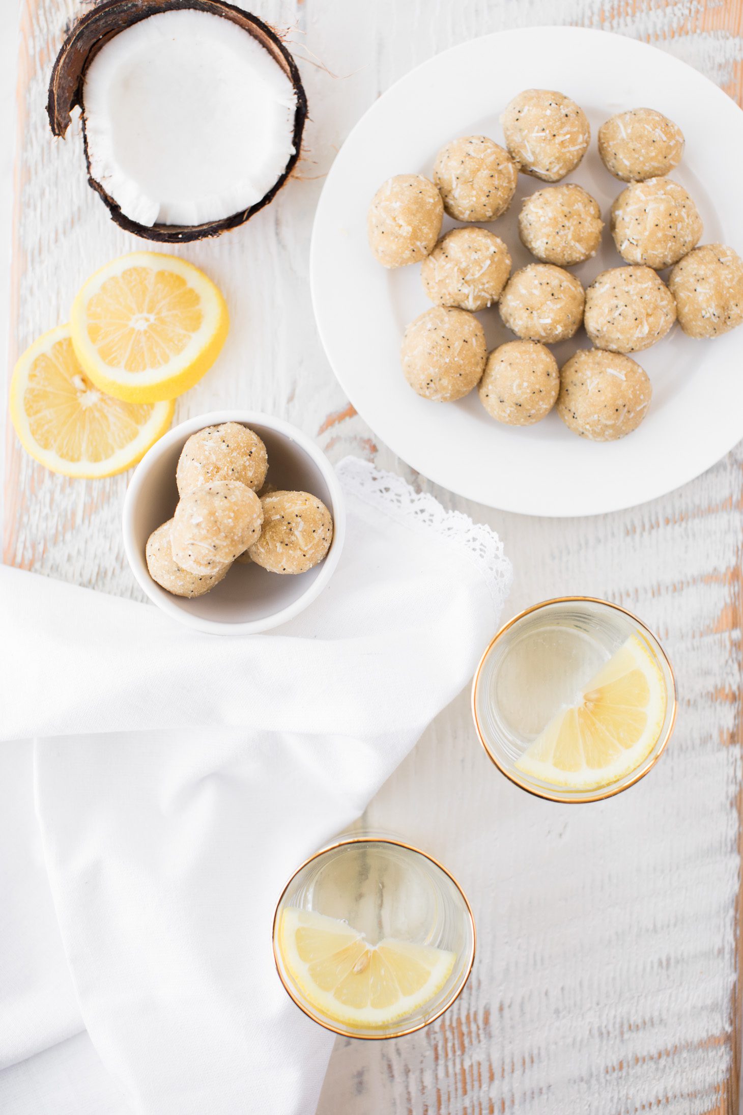 Jillian Harris Lemon Coconut Poppyseed Balls