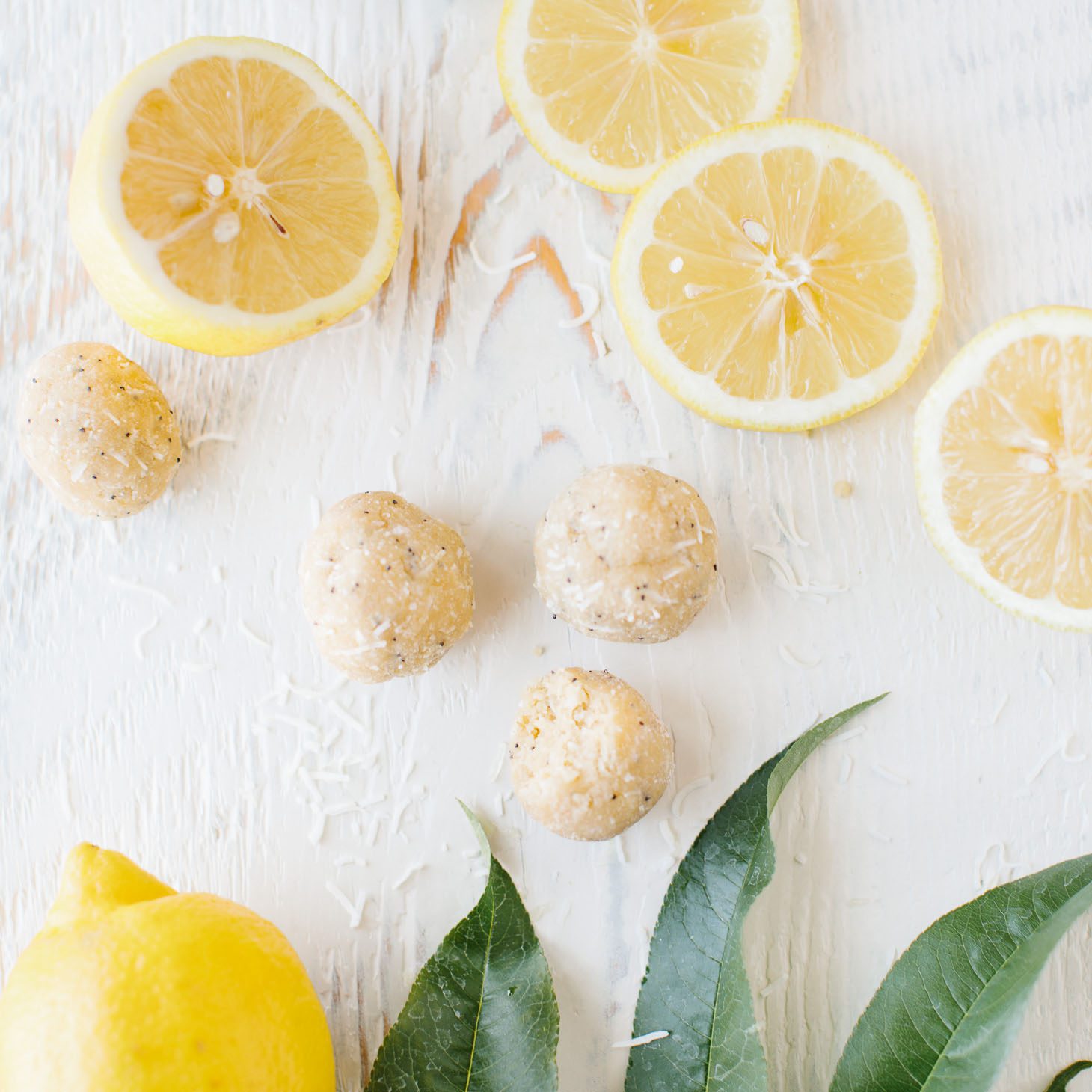 Lemon Coconut Poppy Seed Balls