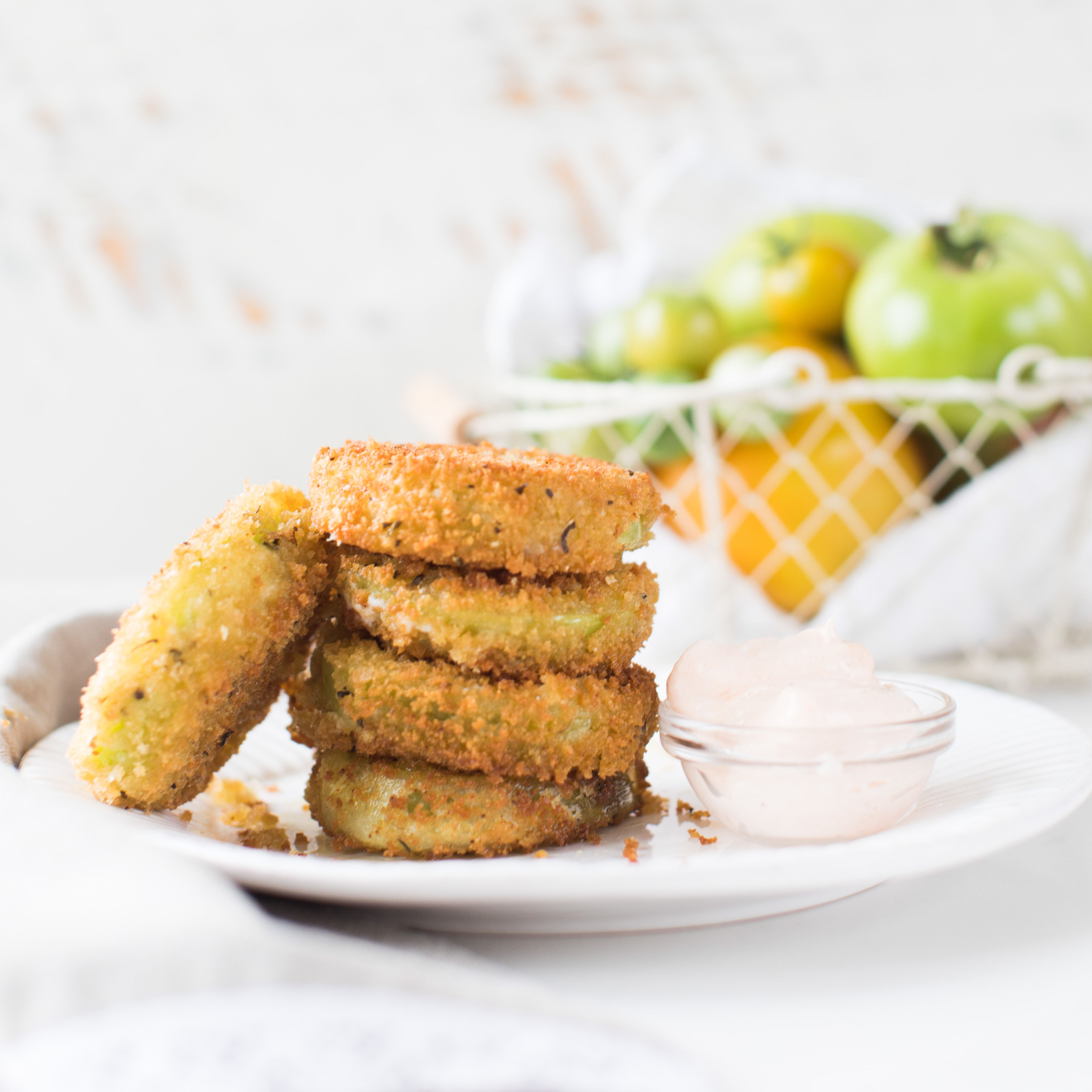 Vegan Fried Green Tomatoes